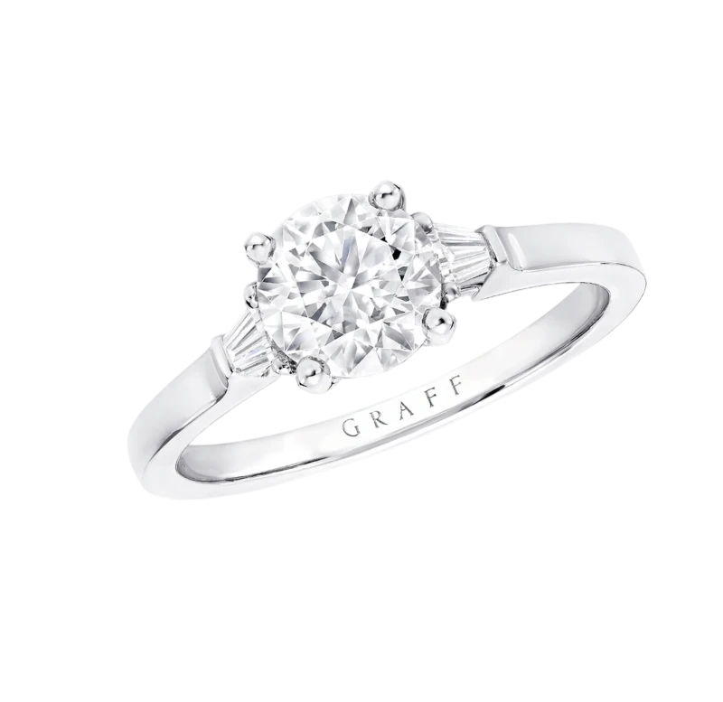 Promise Round Diamond 0.7 ct Engagement Ring