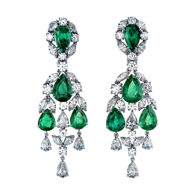 RalfDiamonds EMERALD 40.5 CT & DIAMOND SET EM 40.5 CT 3