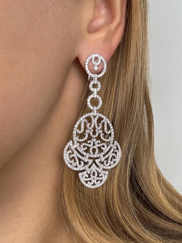 Jacob & Co LACE EARRINGS 91534296 2