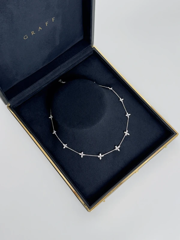 GRAFF Classic Butterfly Petite Diamond Necklace RGN827 5