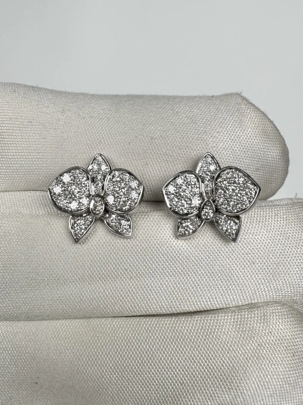 Cartier CARESSE D ORCHIDÉES EARRINGS B8032200 3