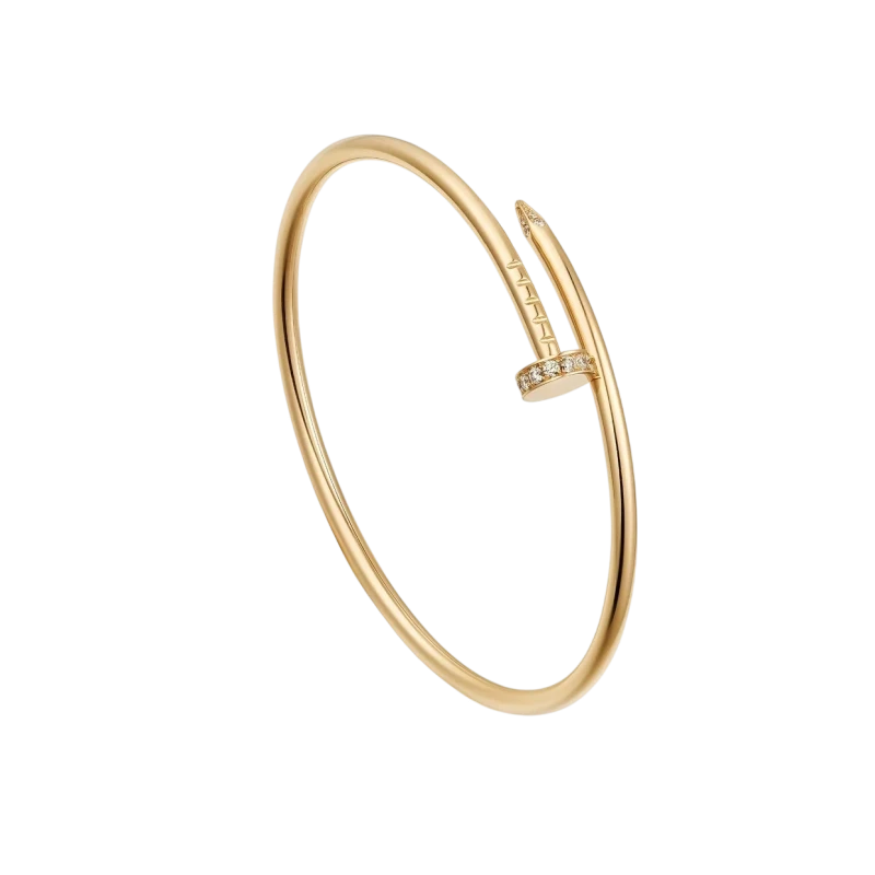 JUSTE UN CLOU BRACELET,  SMALL MODEL IN YELLOW GOLD (SIZE 16)