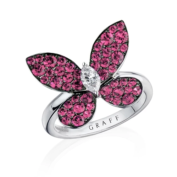 PAVE BUTTERFLY RING