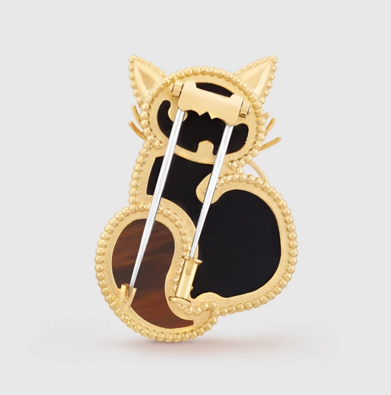 Van Cleef & Arpels Lucky Animals Cat Clip VCARP7UM00 2