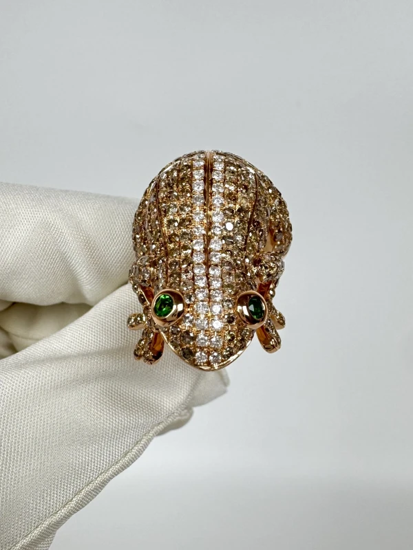 RalfDiamonds ROSE GOLD DIAMONDS AND EMERALD Rose gold Diamonds and Emerald 3