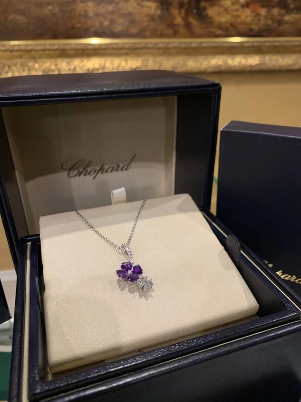 Chopard FOR YOU, AMETHYST AND DIAMONDS PENDANT 799371 6