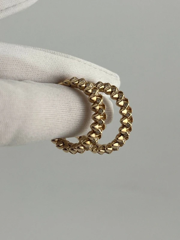 Cartier CLASH DE CARTIER HOOP EARRINGS, SMALL MODEL, PAVED N8515239 5