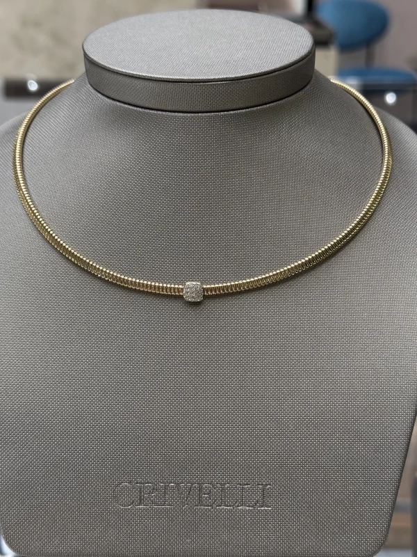 CRIVELLI YELLOW GOLD NECKLACE 302-T939M-CO 4