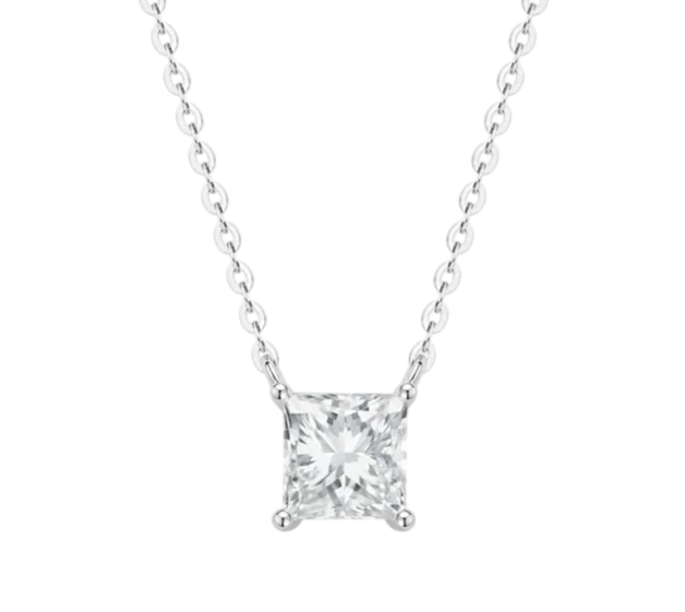 No name PRINCESS DIAMOND 2.01 CT F/VVS2 PENDANT (GIA) NN2.01F/VVS 1
