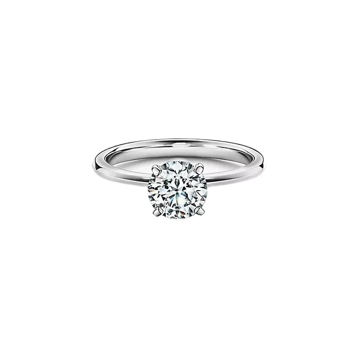 Earrings without a brand ROUND DIAMOND 1.00 CT H/SI1 RING (SIZE 52) nn1.00ct H/SI1 1