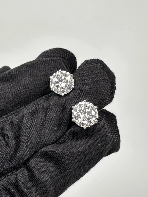 No name СЕРЬГИ-ПУСЕТЫ С БРИЛЛИАНТАМИ 3.01 - 3.01 CT F/VVS2 EXEXEX (GIA) NN3.01-3.01F/VVS 6