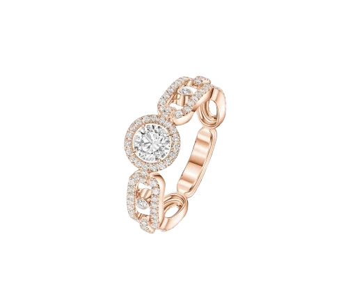 Move Link solitaire ring, small model (SIZE 51)