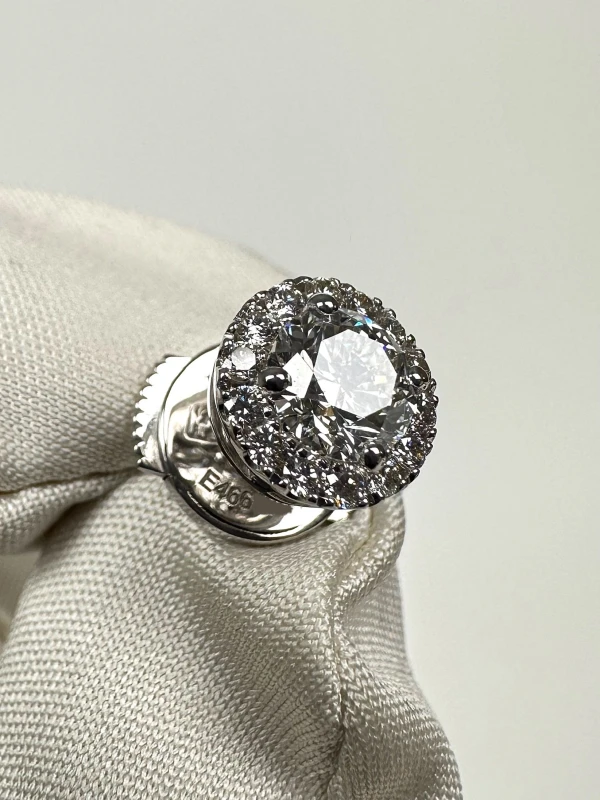 DeRosa DIAMOND EARRINGS 0.70-0.70 CT G/VS1  (GIA) E46618171 5