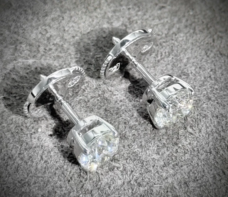 Earrings without a brand DIAMOND EARRINGS 0.70-0.70 ct I/VS (GIA) 0.70-0.70 ct I/vs 3