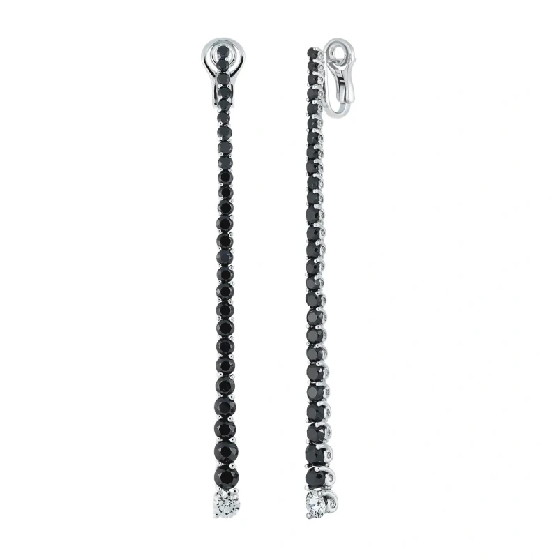 DIAMONDS AND SAPPHIRES EARRINGS