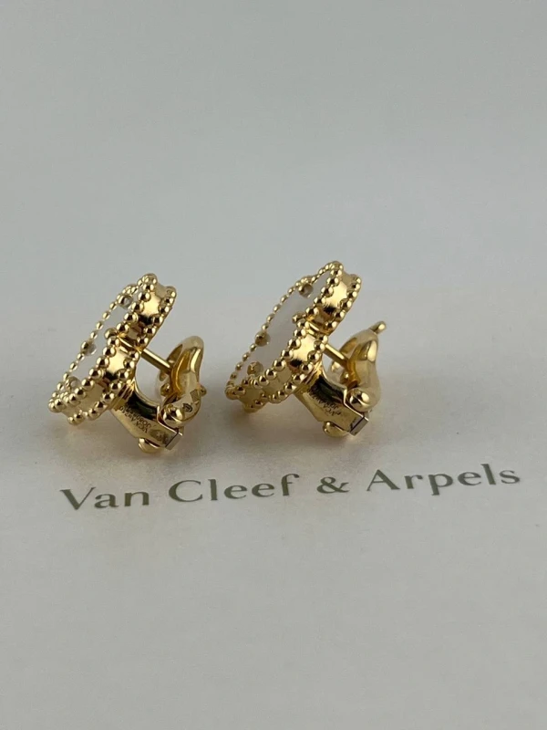 Van Cleef & Arpels VINTAGE ALHAMBRA EARRINGS VCARA44100 5