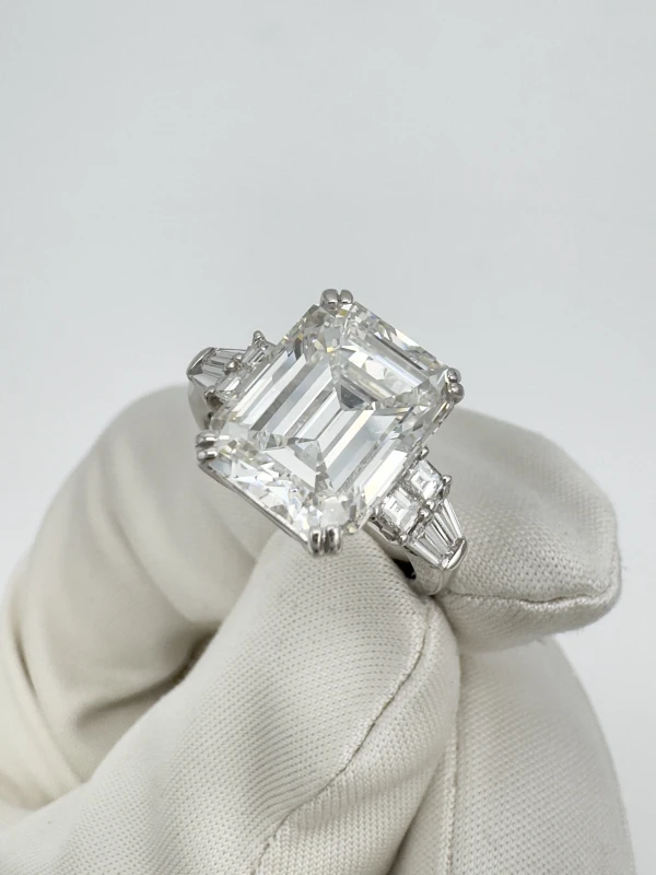 Earrings without a brand DIAMOND 5.00 CT RING (SIZE 51) nn5.00ctEM 4