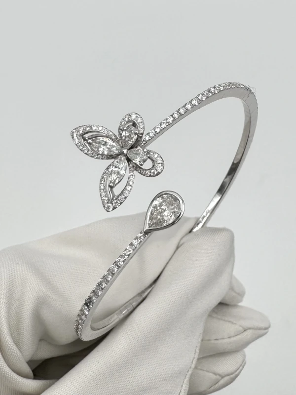 Graff Butterfly Diamond 3.38 ct Bracelet (SIZE L) RGB266 3