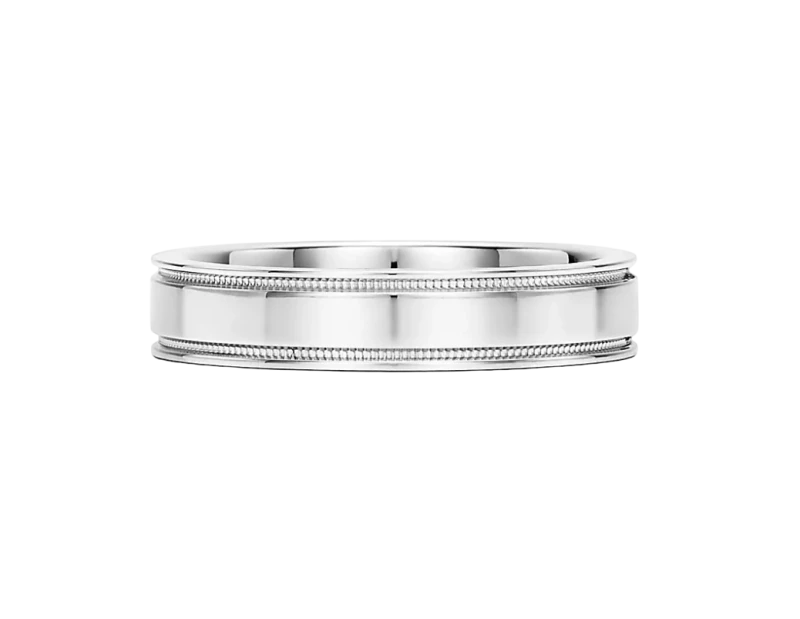 TOGETHER DOUBLE RING, PLATINUM (SIZE 59)