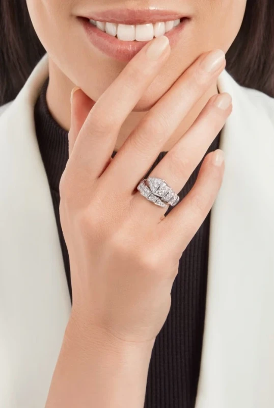 Bvlgari SERPENTI VIPER RING (SIZE S) 345209 2