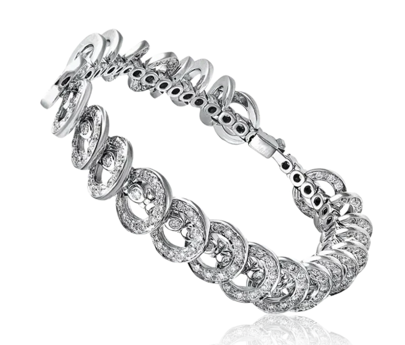 ROUND DIAMOND 8.04 CT BRACELET