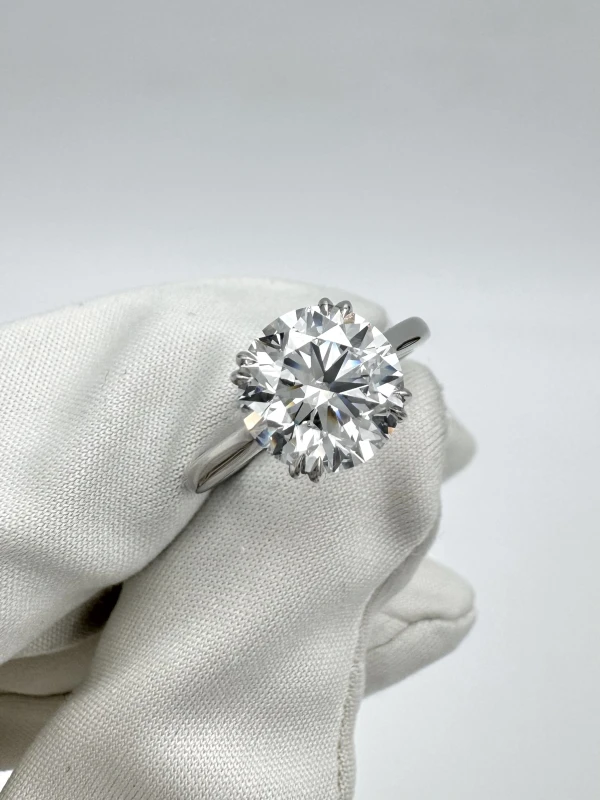 Harry Winston ROUND DIAMOND 2.66 CT E/VVS1 RING (GIA) RGDPRD025NSS-050 3