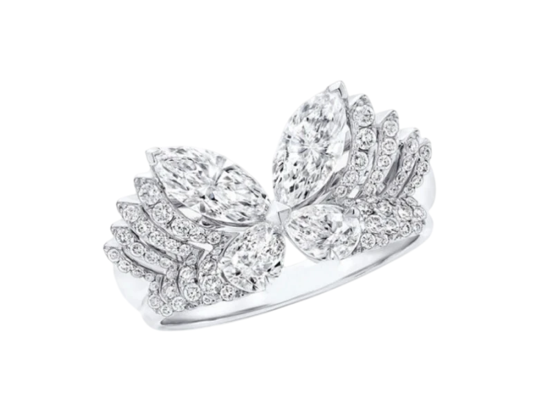 Butterfly Diamond 3.54 ct Ring (GIA)