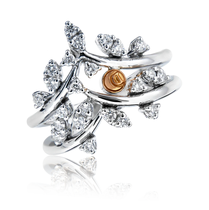 Damiani DIAMOND FLOWER RING (SIZE 55) DAMIANI 1