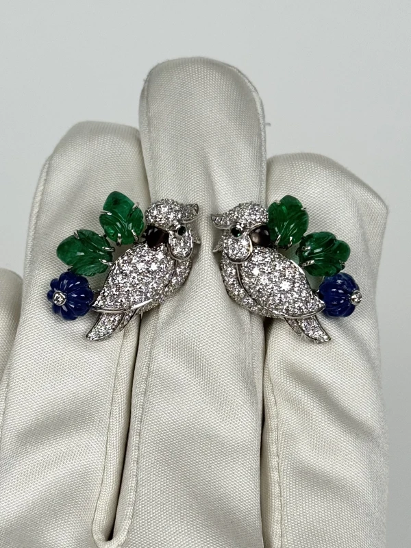Cartier Paradise Earrings Les Oiseaux HP800341 4