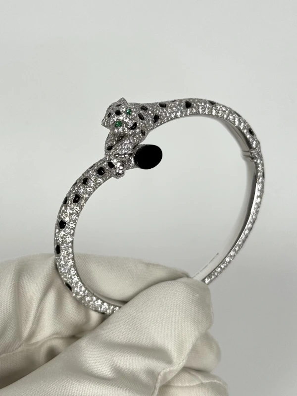 Cartier PANTHÈRE DE CARTIER BRACELET, PAVED (SIZE 16) H6001516 4