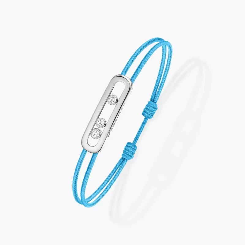 Messika MESSIKA CARE(S) BLUE CORD BRACELET 14661-WG 2