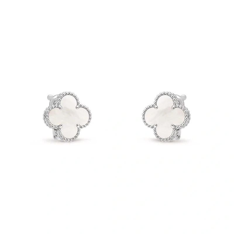 Van Cleef & Arpels VINTAGE ALHAMBRA EARRINGS VCARF48600 5