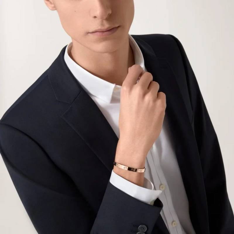 Cartier LOVE BRACELET, ROSE GOLD (SIZE 17) B6067417 2