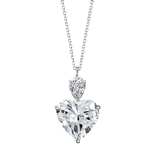 Earrings without a brand HEART DIAMOND 2.02 CT E/VS1 PENDANT (GIA) NN2.02 CT HEART 1