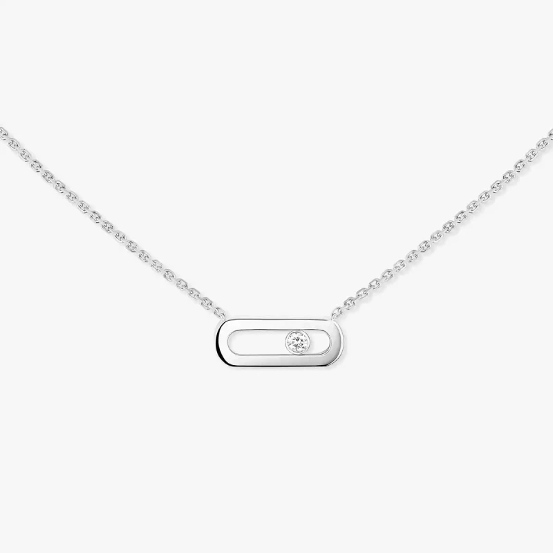 Messika MOVE UNO White Gold Diamond Necklace 14613-WG 3