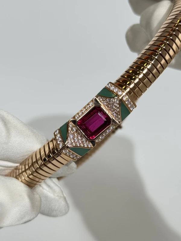 Bvlgari HIGH JEWELLERY, Tubogas Classic Necklace 361315 5