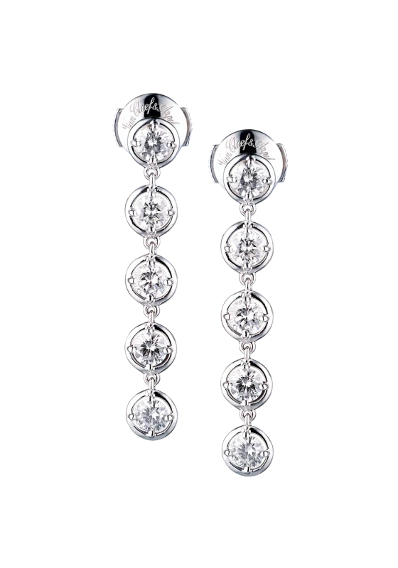 Palmyre White Gold Diamonds  Earrings