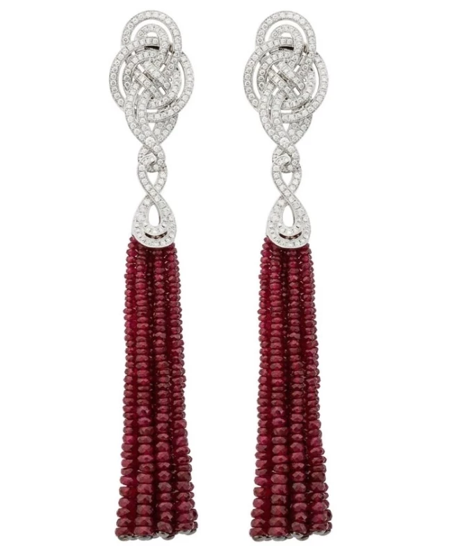 RUBY & DIAMONDS EARRINGS