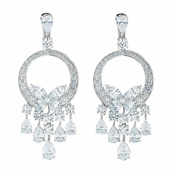 Earrings without a brand С БРИЛЛИАНТАМИ 10,80 СТ 10,80 СТ