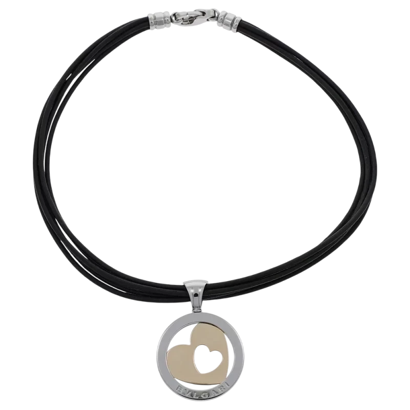 Bvlgari Bvlgari Tondo Heart Necklace 340174 1