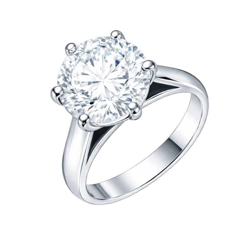 С БРИЛЛИАНТОМ 5.08 СТ D/VVS1