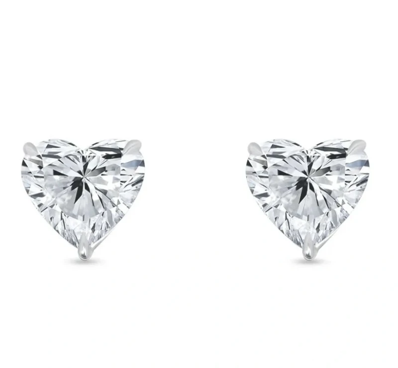 HEART DIAMOND 1.00-1.01 CT G/VS2 EARRINGS (GIA)