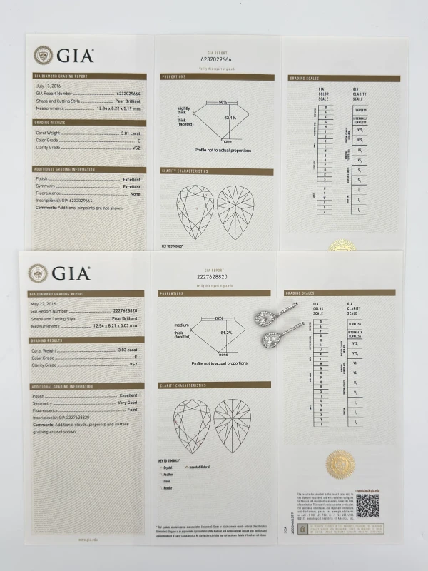 De Grisogono De Grisogono DIAMOND EARRINGS 3.01 CT E/VS2-3.03 CT E/VS2 De Grisogono 6