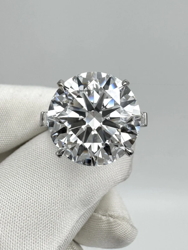 GRAFF ROUND DIAMOND 10.45 CT D/FLAWLESS RING ( TYPE IIa) (GIA) EXEXEX GR10.45 2