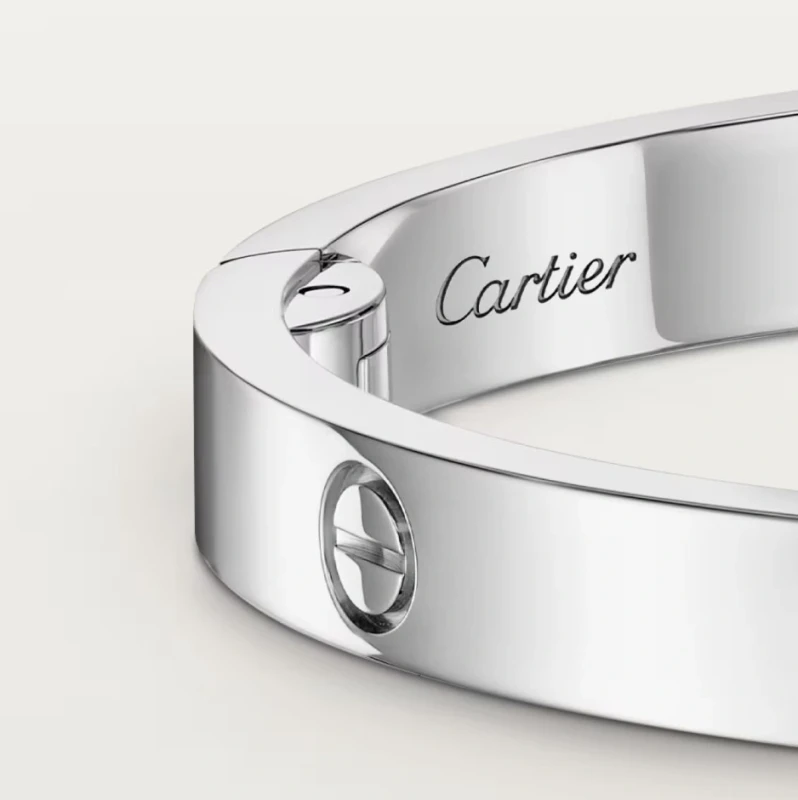 Cartier LOVE BRACELET, MEDIUM MODEL, 4 DIAMONDS (SIZE 16) B6087316 5