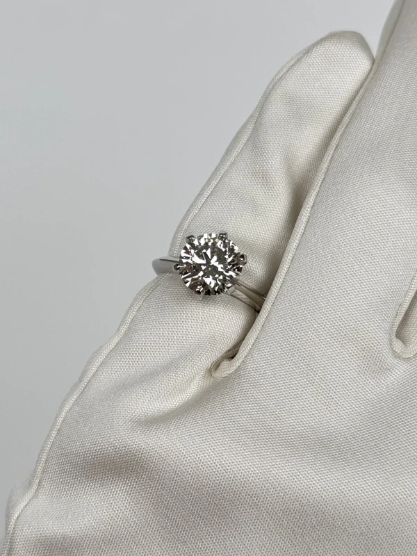 Tiffany & Co ROUND DIAMOND 2.93 CT I/VS2 EXEXEX T&Co 2.93  CT I/VS2 6