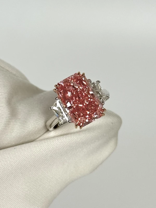 СЕРЬГИ NO NAME DIAMOND 6.09 CT FANCY INTENSE PINK/VVS2 RING (GIA) 6.09CT FIP/VVS2 3