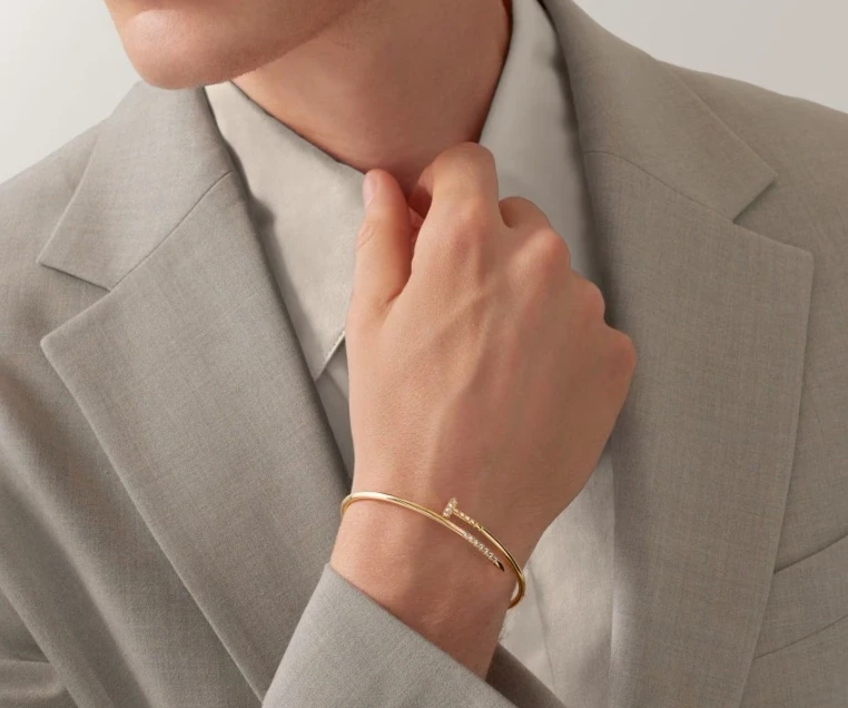 Cartier Juste un Clou bracelet, small model, inverted diamonds (SIZE 16) B6091916 2