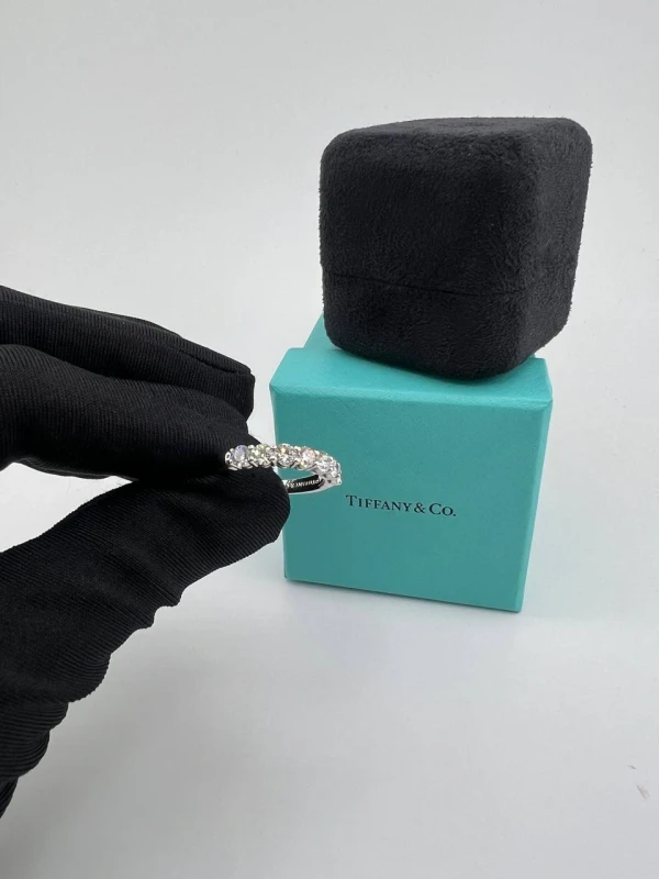 Tiffany & Co FOREVER BAND PLATINUM RING 0.91 CT 0.91 CT 3