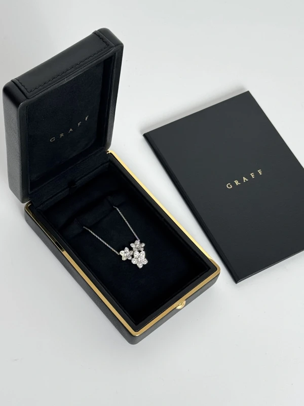 GRAFF WILD FLOWER DIAMOND CLUSTER PENDANT RGP772 6